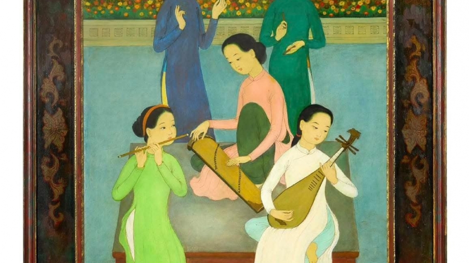 Three Vietnamese paintings fetch over EUR 1 million each at French auction